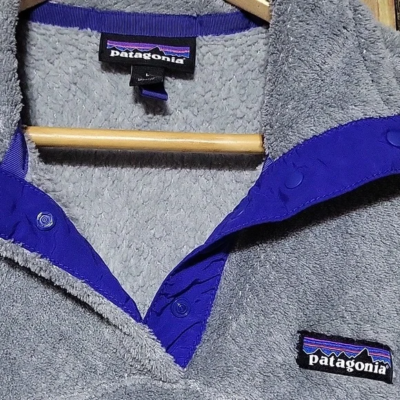 Patagonia Gray Snap Sweater - Picture 4 of 6